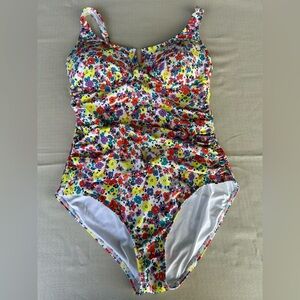Women’s Floral One-Piece Swimsuit - Multicolor